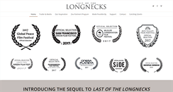 Desktop Screenshot of lastofthelongnecks.com